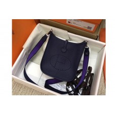 Hermes Evelyne Mini Bag in Sapphire Blue Togo Leather Hermes Evelyne Mini Bag in Sapphire Blue Togo Leather