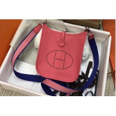 Hermes Evelyne Mini Bag in Dark Pink Togo Leather Hermes Evelyne Mini Bag in Dark Pink Togo Leather