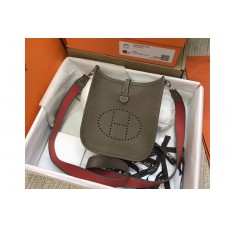 Hermes Evelyne Mini Bag in Grey Togo Leather Hermes Evelyne Mini Bag in Grey Togo Leather
