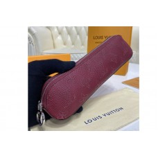 Louis Vuitton GI0397 Elisabeth pencil pouch in Purple Mahina leather