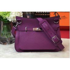 Hermes H Jypsiere 28 bag in Purple original taurillon Clemence leather Hermes H Jypsiere 28 bag in Purple original taurillon Clemence leather