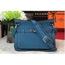 Hermes H Jypsiere 28 bag in Blue original taurillon Clemence leather Hermes H Jypsiere 28 bag in Blue original taurillon Clemence leather