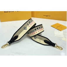 Louis Vuitton J02506 bandouliere Jacquard Strap in Cream/Black /Pink