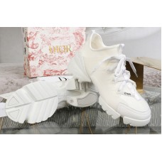 Women Dior KCK D-Connect sneaker in White neoprene Women Dior KCK D-Connect sneaker in White neoprene