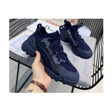 Women Dior KCK D-Connect sneaker in Blue neoprene Women Dior KCK D-Connect sneaker in Blue neoprene