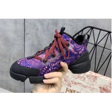 Women Dior KCK fuchsia and deep blue Fireworks print neoprene sneaker Women Dior KCK fuchsia and deep blue Fireworks print neoprene sneaker