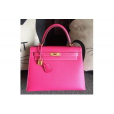 Hermes Kelly in Peach Epsom Leather Hermes Kelly in Peach Epsom Leather