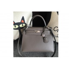 Hermes Kelly in Grey Epsom Leather Hermes Kelly in Grey Epsom Leather