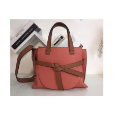 Loewe Gate Top Handle Small Bags Original Leather Pink Tulip/Tan Loewe Gate Top Handle Small Bags Original Leather Pink Tulip/Tan