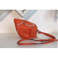Loewe Bunny Macrame Mini Leather Shoulder Bags Orange Loewe Bunny Macrame Mini Leather Shoulder Bags Orange