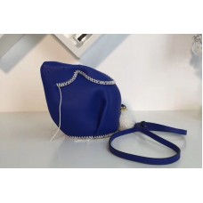 Loewe Bunny Macrame Mini Leather Shoulder Bags Blue Loewe Bunny Macrame Mini Leather Shoulder Bags Blue