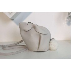 Loewe Bunny Mini Bag Soft Grained Calf White Loewe Bunny Mini Bag Soft Grained Calf White