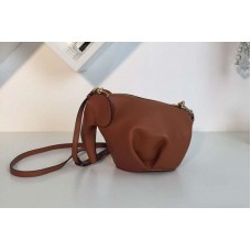 Loewe Elephant Mini Bag Classic Calf Leather Brown Loewe Elephant Mini Bag Classic Calf Leather Brown