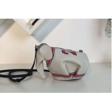 Loewe Elephant Mini Bag Classic Calf Leather White Loewe Elephant Mini Bag Classic Calf Leather White