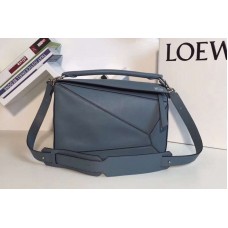 Loewe Puzzle Bags Original Calf Leather Blue Loewe Puzzle Bags Original Calf Leather Blue