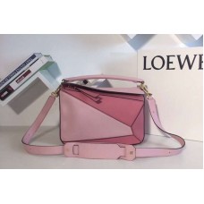Loewe Puzzle Bags Original Calf Leather Pink/Light Pink/White Loewe Puzzle Bags Original Calf Leather Pink/Light Pink/White
