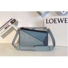 Loewe Puzzle Bags Original Calf Leather Blue/Light Blue Loewe Puzzle Bags Original Calf Leather Blue/Light Blue
