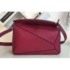 Loewe Puzzle Bags Original Calf Leather Fuchsia Loewe Puzzle Bags Original Calf Leather Fuchsia