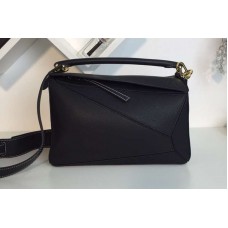 Loewe Puzzle Bags Original Calf Leather Black Loewe Puzzle Bags Original Calf Leather Black
