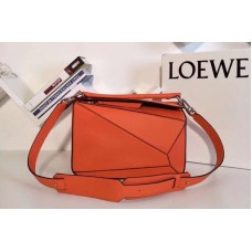 Loewe Puzzle Bags Original Calf Leather Orange Loewe Puzzle Bags Original Calf Leather Orange