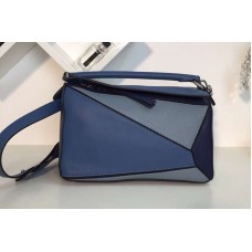 Loewe Puzzle Bags Original Calf Leather Blue/Light Blue/Dark Blue Loewe Puzzle Bags Original Calf Leather Blue/Light Blue/Dark Blue