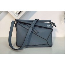 Loewe Puzzle Small Bags Original Calf Leather Blue Loewe Puzzle Small Bags Original Calf Leather Blue