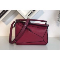 Loewe Puzzle Small Bags Original Calf Leather Fuchsia Loewe Puzzle Small Bags Original Calf Leather Fuchsia