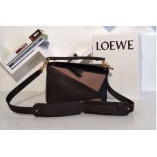 Loewe Puzzle Small Bags Original Calf Leather Coffee/Pink Loewe Puzzle Small Bags Original Calf Leather Coffee/Pink