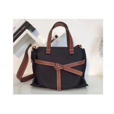 Loewe Gate Top Handle Small Bags Original Leather Black/Pecan Color Loewe Gate Top Handle Small Bags Original Leather Black/Pecan Color