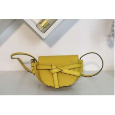 Loewe Mini Gate Bags Original Leather Yellow Loewe Mini Gate Bags Original Leather Yellow