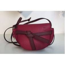 Loewe Mini Gate Bags Original Soft Calf Leather Fushsia Loewe Mini Gate Bags Original Soft Calf Leather Fushsia