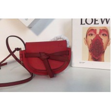 Loewe Mini Gate Bags Original Soft Calf Leather Red Loewe Mini Gate Bags Original Soft Calf Leather Red