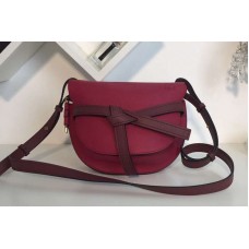 Loewe Gate Small Bags Original Soft Calf Leather Fuchsia Loewe Gate Small Bags Original Soft Calf Leather Fuchsia