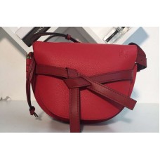 Loewe Gate Small Bags Original Soft Calf Leather Red Loewe Gate Small Bags Original Soft Calf Leather Red