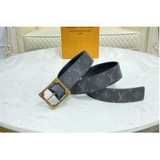 Louis Vuitton M0277Q Trunk 40MM reversible belt in Monogram Eclipse canvas With Gold Buckle Louis Vuitton M0277Q Trunk 40MM reversible belt in Monogram Eclipse canvas With Gold Buckle