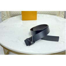 Louis Vuitton M0282V Fancy 40mm reversible belt in Black calf leather With Silver Buckle Louis Vuitton M0282V Fancy 40mm reversible belt in Black calf leather With Silver Buckle