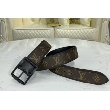 Louis Vuitton M0283V Reverso 40mm reversible belt In Monogram/Brown With PVD Buckle Louis Vuitton M0283V Reverso 40mm reversible belt In Monogram/Brown With PVD Buckle