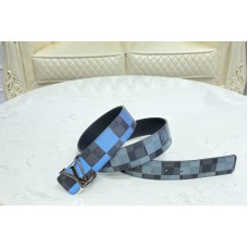 Louis Vuitton M0319V Initiales 40 MM reversible belt Blue Damier Graphite canvas Louis Vuitton M0319V Initiales 40 MM reversible belt Blue Damier Graphite canvas