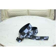 Louis Vuitton M0320V Initiales 40 MM reversible belt in Antarctica Silver Damier Graphite canvas Louis Vuitton M0320V Initiales 40 MM reversible belt in Antarctica Silver Damier Graphite canvas