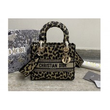 Christian Dior Mior Medium Lady d-lite bag in Gray Mizza Embroidery Christian Dior Mior Medium Lady d-lite bag in Gray Mizza Embroidery
