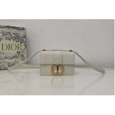 Christian Dior Mior 30 Montaigne mini bag in White Box Calfskin Christian Dior Mior 30 Montaigne mini bag in White Box Calfskin