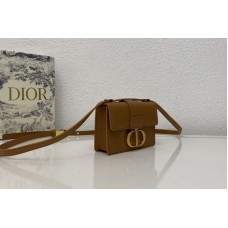 Christian Dior Mior 30 Montaigne mini bag in Brown Box Calfskin Christian Dior Mior 30 Montaigne mini bag in Brown Box Calfskin