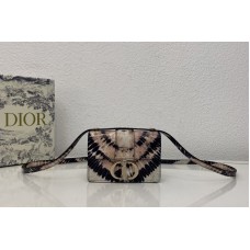 Christian Dior Mior 30 Montaigne mini bag in Multicolor Tie & Dior Embroidery Christian Dior Mior 30 Montaigne mini bag in Multicolor Tie & Dior Embroidery