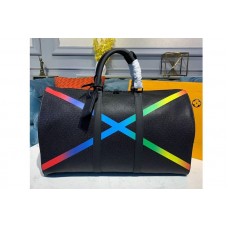 Louis Vuitton M30345 Keepall Bandouliere 50 Bags Black Taiga leather