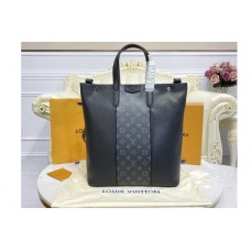 Louis Vuitton M30431 Outdoor tote Bag in Taiga leather with Monogram Eclipse canvas Louis Vuitton M30431 Outdoor tote Bag in Taiga leather with Monogram Eclipse canvas
