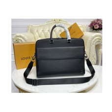 Louis Vuitton M30440 Alex Briefcase in embossed Taiga leather