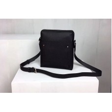 Louis Vuitton M30505 Grigori Pochette Bag in Black Taiga Leather