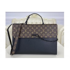 Louis Vuitton M30591 Robusto briefcase Bag in Monogram Canvas and Taiga Leather