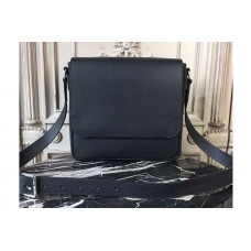 Louis Vuitton M30619 Roman PM Bags in Black Taiga Leather