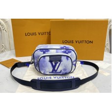 Louis Vuitton M45763 Outdoor Pouch in Monogram Watercolor Blue coated canvas